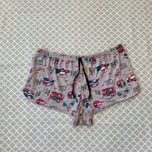 Secret Treasures Happy Camper Sleep Shorts XL
